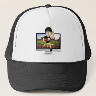 Football humor vrachtwagenhoed! trucker pet