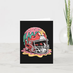Football Ice Cream Drip _ Helm Dripping Ice Crea Kaart