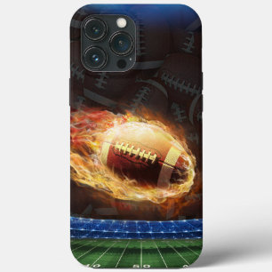 Football in Flames iPhone 13 Pro Max Hoesje