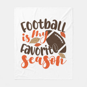 Football is mijn favoriete seizoen fleece deken