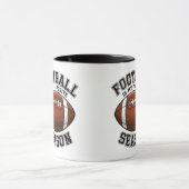 Football is mijn favoriete seizoen mok (Midden)