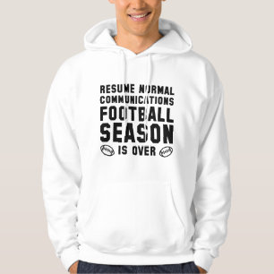 Football is voorbij hoodie