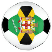 Football jamaïcain et drapeau jamaïcain, Emblem /  (Tourné)