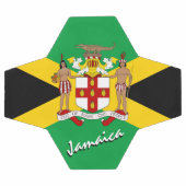 Football jamaïcain et drapeau jamaïcain, Emblem /  (Plat)