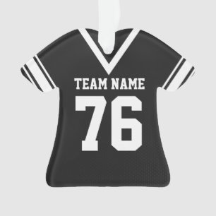 Football Jersey Black Uniform avec photo