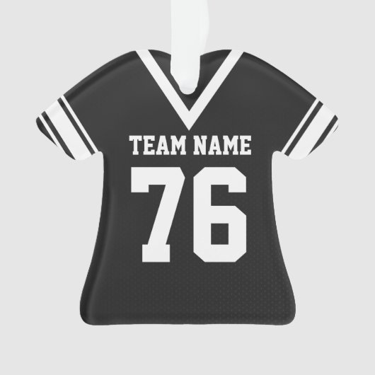 Football Jersey Black Uniform avec photo (devant)