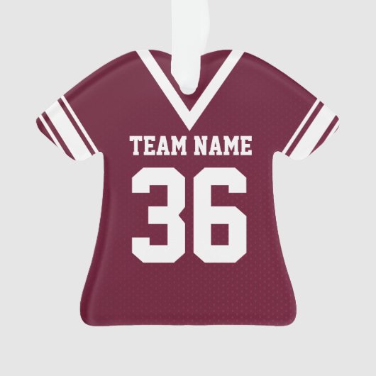 Football Jersey Bourgogne Uniforme avec photo (devant)