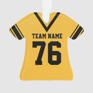 Football Jersey Gold Uniform avec photo