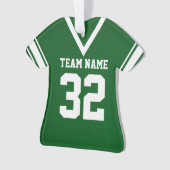 Football Jersey Green Uniform avec photo (devant)