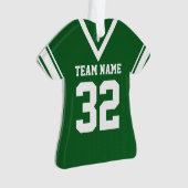 Football Jersey Green Uniform avec photo (devant)