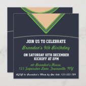 Football Jersey Invitation de la fête à thème, LAX (Devant / Derrière)