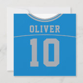 Football Jersey Invitation de la fête à thème, LAX (Dos)