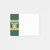 Football Jersey met aangepast nummer Post-it® Notes (Voorkant)