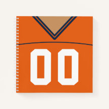 Football Jersey Notitieboek Sjabloon