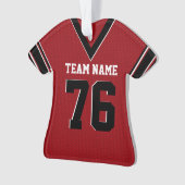 Football Jersey Red Uniform avec photo (devant)