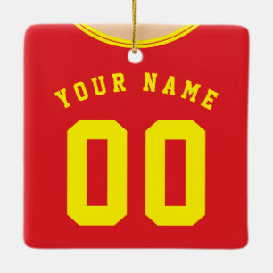 Football Jersey Sjabloon Ornament Stripes
