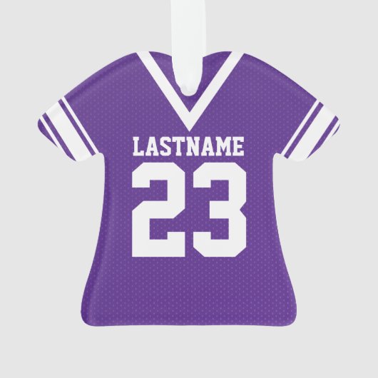 Football Jersey violet Uniforme (dos)