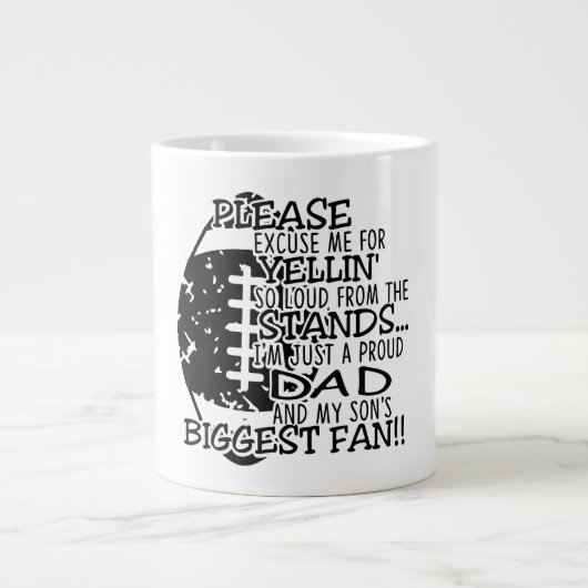 Football - Jumbo Mug (Devant)