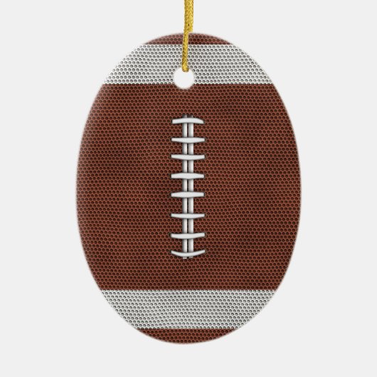 Football Keramisch Ornament (Voorkant)
