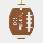 Football Keramisch Ornament (Voorkant)