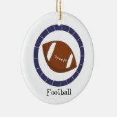 Football Keramisch Ornament (Rechts)