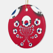 Football. Keramisch Ornament (Links)