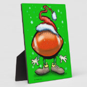 Football kerst fotoplaat (Zijkant)