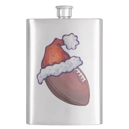 Football kerst heupfles (Voorkant)