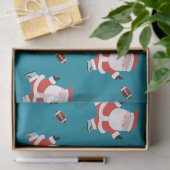 Football kerstcadeaupapier tissuepapier (Geschenk)