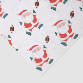 Football kerstcadeaupapier tissuepapier (Detail)