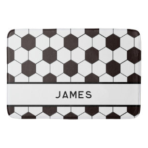 Football Kinder Voetbalpatroon Voetballer Verjaard Badmat