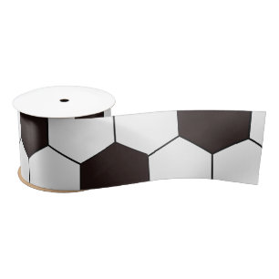 Football Kinder Voetbalpatroon Voetballer Verjaard Lint