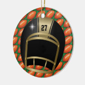 FOOTBALL LABEL / ORNAMENT - SRF (Links)