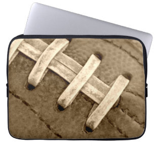 Football Laces-laptop Hoesje Laptop Sleeve