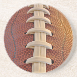 Football Laces Live Beverage Coaster Zandsteen Onderzetter