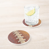 Football Laces Live Beverage Coaster Zandsteen Onderzetter (Zijkant)