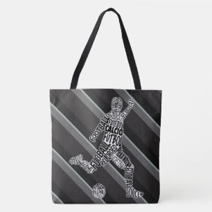 Football Langues de football partout sur le sac d'