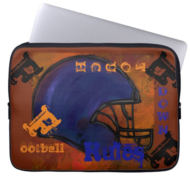 FOOTBALL LAPTOP SLEEVE (Voorkant)