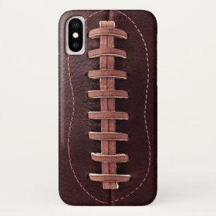  Football leder Laces Sports iPhone X Hoesje