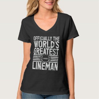 Football Lineman Officieel de grootste Li ter were T-shirt