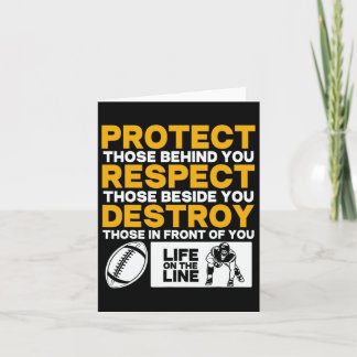 Football Lineman Shirt - Protect Kaart