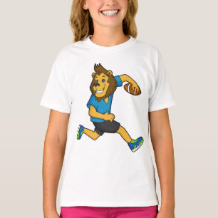 Football Lion Rugby-speler T-shirt