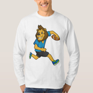 Football Lion Rugby-speler T-shirt