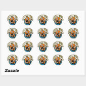 Football Logo Ronde Sticker (Vel)