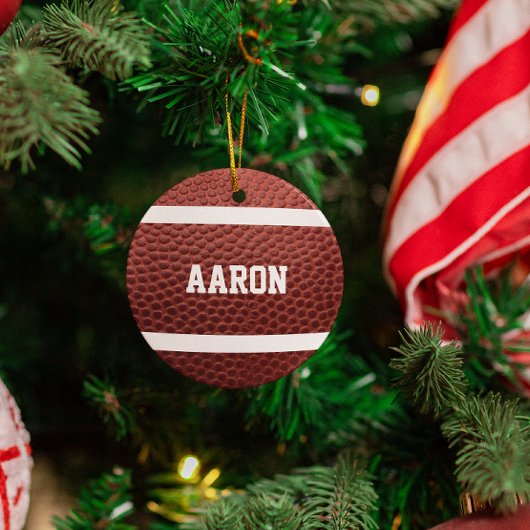 Football Lover Gepersonaliseerd Ornament