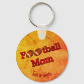 Football Mam Cute Personalized Sleutelhanger (Voorkant)