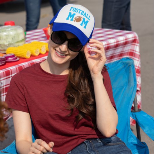 Football Mam Vrouwen Trucker Pet