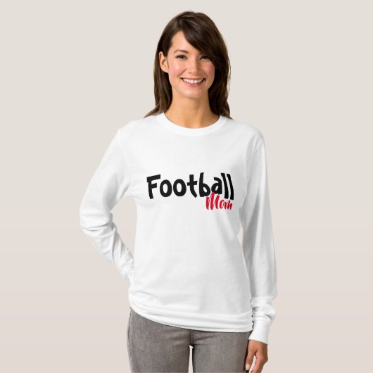 Football mama | Football kindercadeau T-shirt (Voorkant volledig)