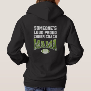 FOOTBALL MAMA IEMANDS TROTSE CHEER COACH MAMA HOODIE