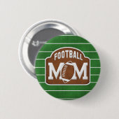 Football mama ronde button 5,7 cm (Voorkant /achterkant)